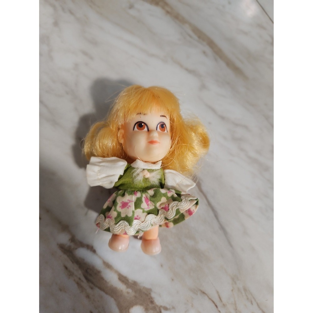 Vintage Hasbro Storykins Kiddle Type Doll GOLDILOCKS with Dress & Shoes!